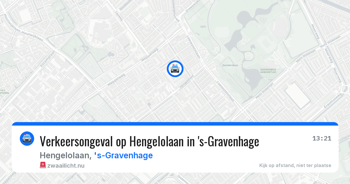 Verkeersongeval op Hengelolaan in 's-Gravenhage — 7 jun 2026