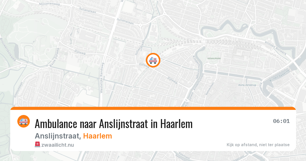 Ambulance naar Anslijnstraat in Haarlem — 23 jan 2026