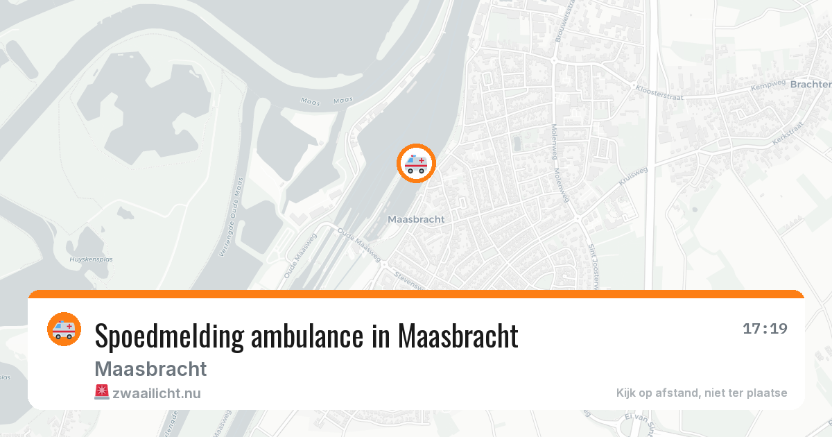 Spoedmelding ambulance in Maasbracht — 17 apr 2026