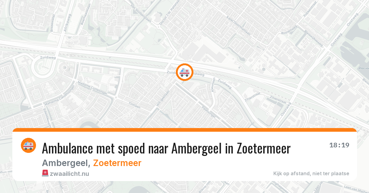 Ambulance met spoed naar Ambergeel in Zoetermeer — 21 jan 2026