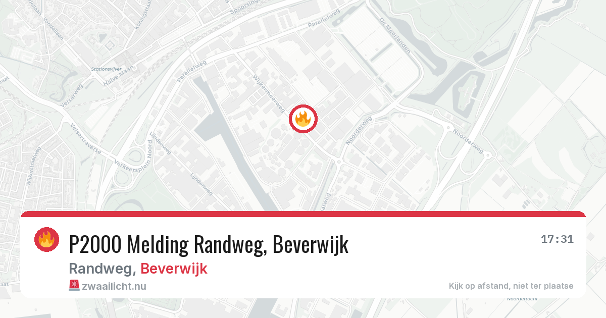 P2000 Melding Randweg, Beverwijk — 26 jul 2026