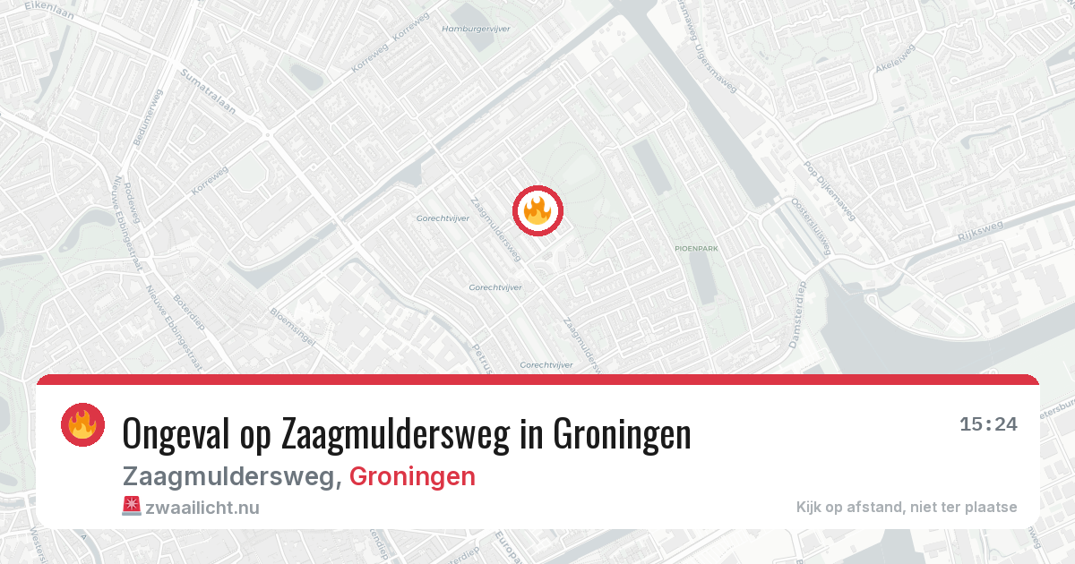Ongeval op Zaagmuldersweg in Groningen — 31 mei 2026
