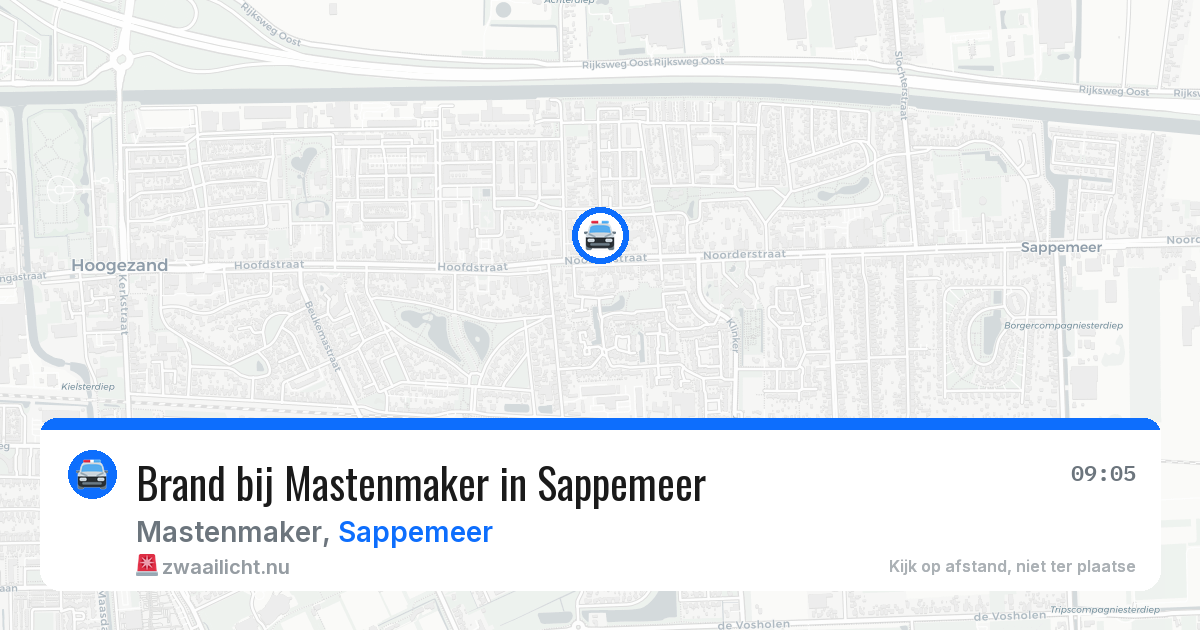 Brand bij Mastenmaker in Sappemeer — 23 mrt 2026