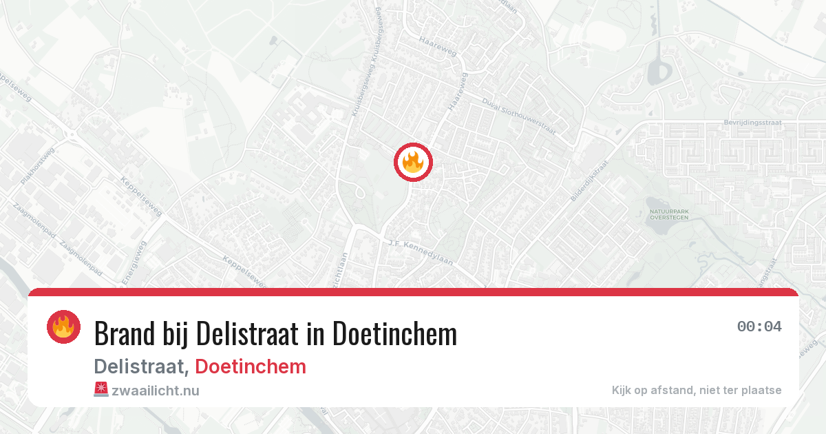 Brand bij Delistraat in Doetinchem — 21 jul 2026