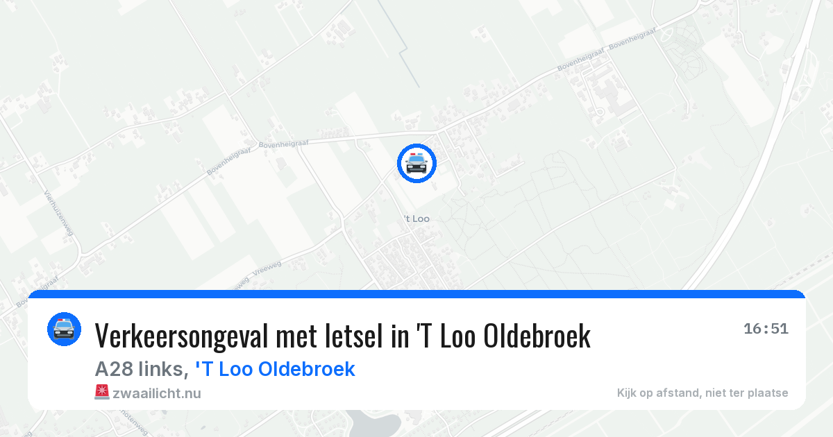 Verkeersongeval met letsel in 'T Loo Oldebroek — 3 feb 2026