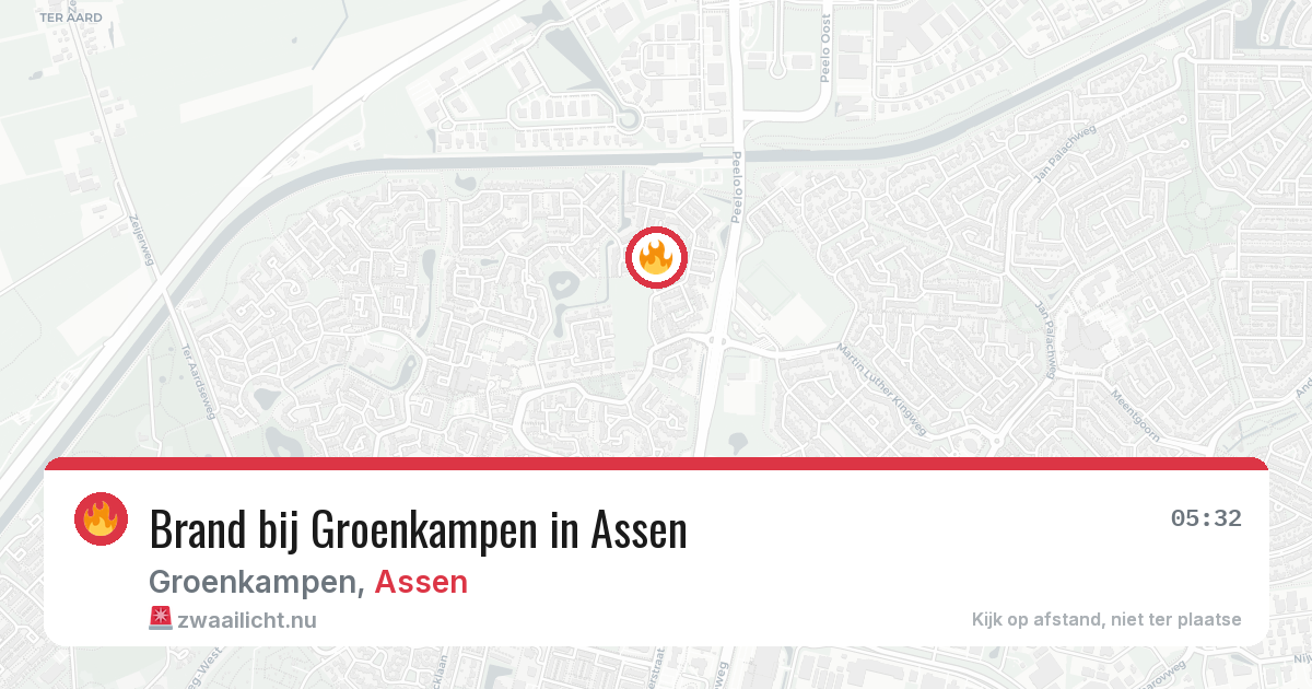 Brand bij Groenkampen in Assen — 28 mei 2026