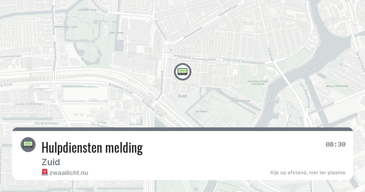 Hulpdiensten melding — 20 mei 2026