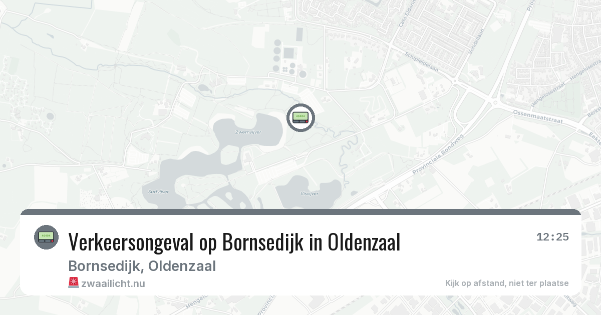 Verkeersongeval op Bornsedijk in Oldenzaal — 4 apr 2026