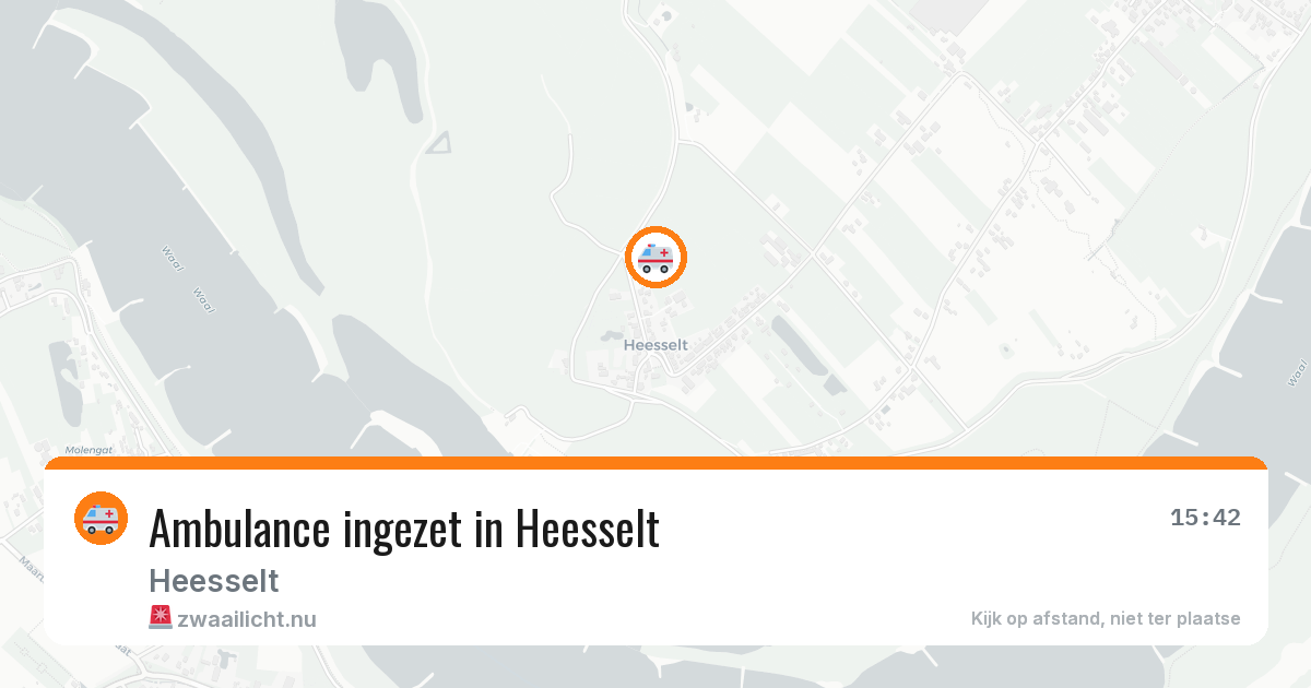 Ambulance ingezet in Heesselt — 26 jun 2026