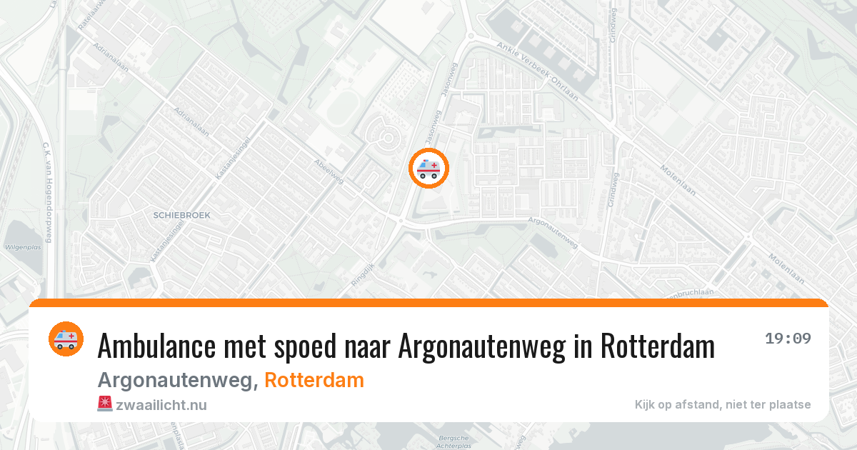 Ambulance met spoed naar Argonautenweg in Rotterdam — 24 mrt 2026