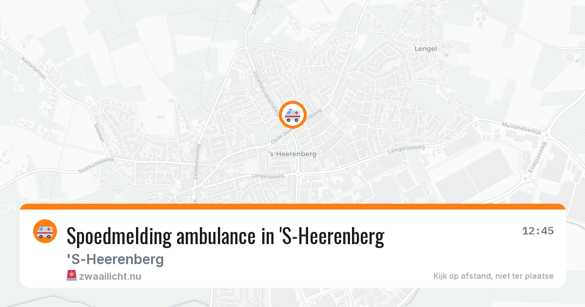 Spoedmelding ambulance in 'S-Heerenberg — 4 jun 2026