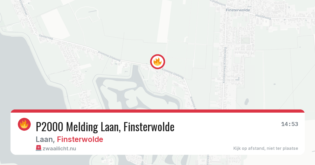 P2000 Melding Laan, Finsterwolde — 5 feb 2026