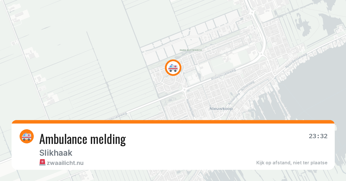 Ambulance melding — 27 jan 2026