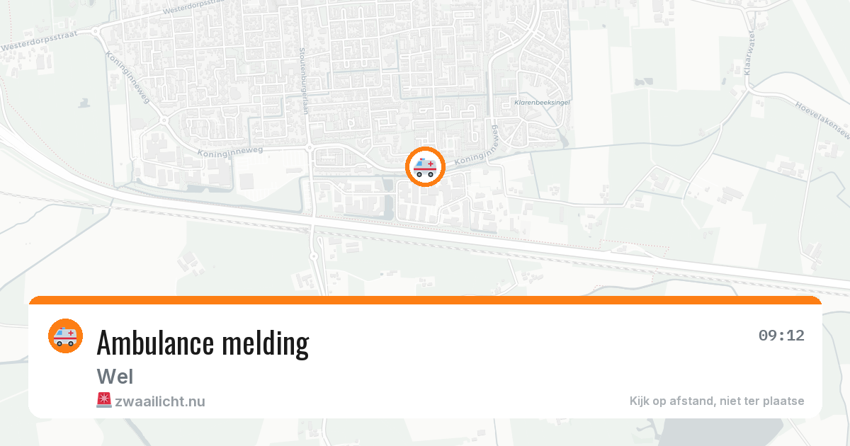 Ambulance melding — 8 jun 2026