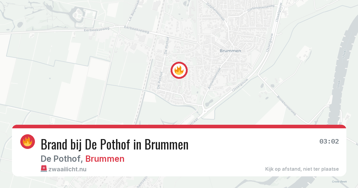 Brand bij De Pothof in Brummen — 5 jun 2026