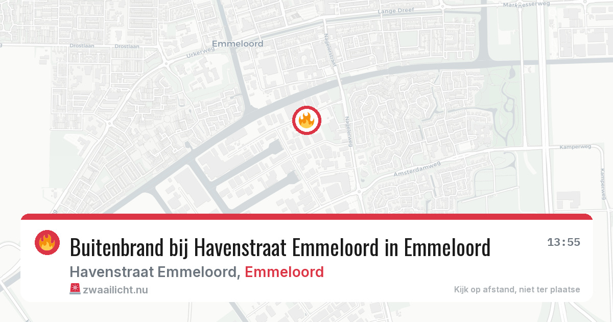 Buitenbrand bij Havenstraat Emmeloord in Emmeloord — 7 jul 2026