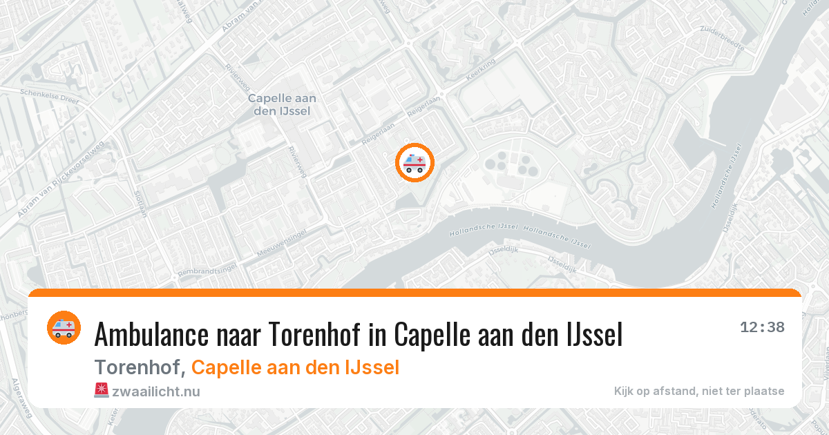 Ambulance naar Torenhof in Capelle aan den IJssel — 19 jul 2026