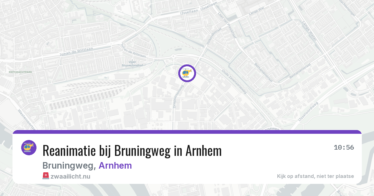 Reanimatie bij Bruningweg in Arnhem — 5 jun 2026