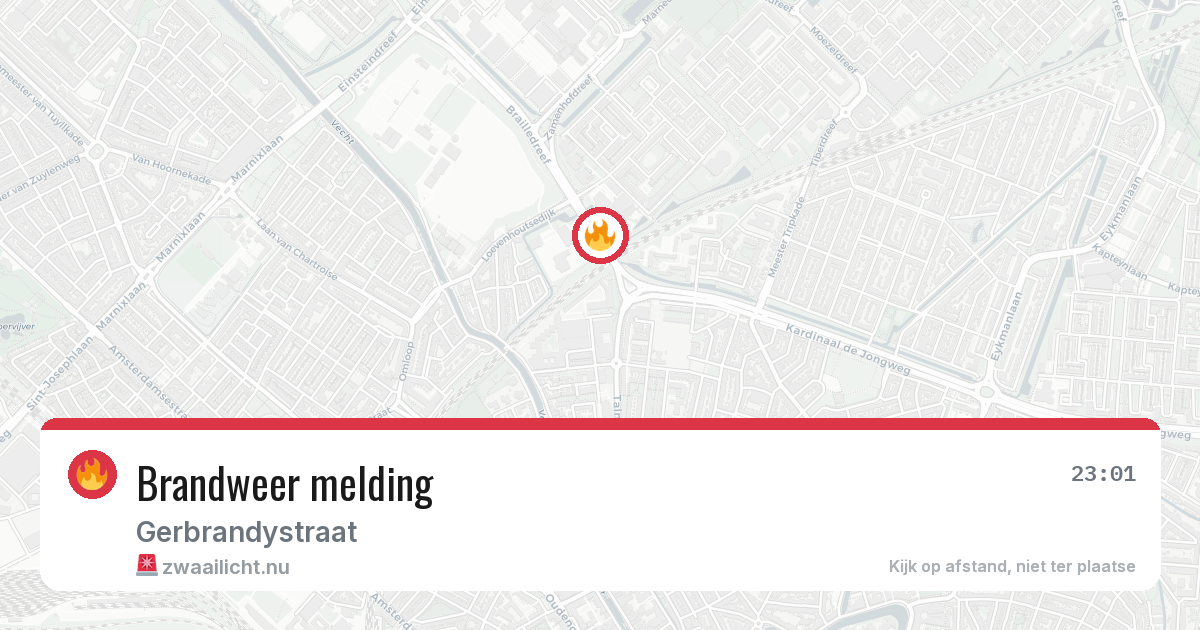 Brandweer melding — 2 feb 2026