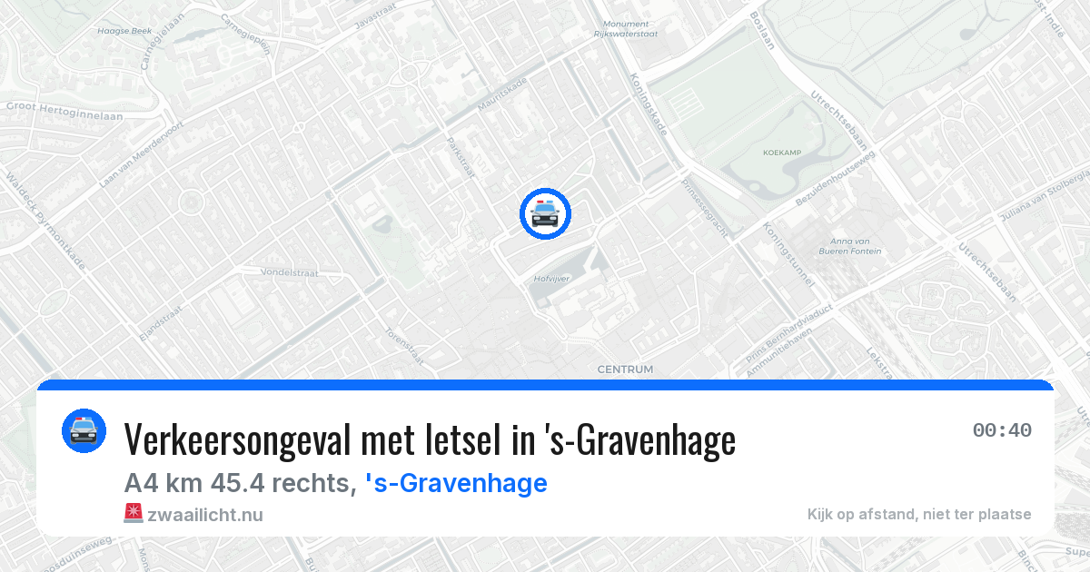 Verkeersongeval met letsel in 's-Gravenhage — 5 jun 2026