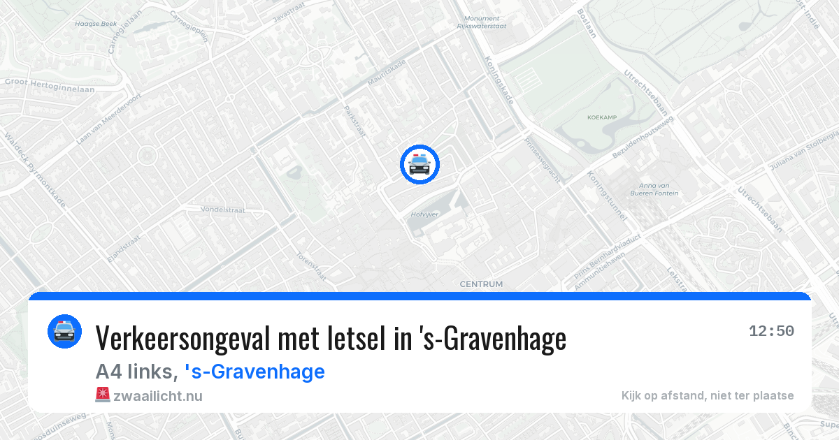 Verkeersongeval met letsel in 's-Gravenhage — 5 jun 2026
