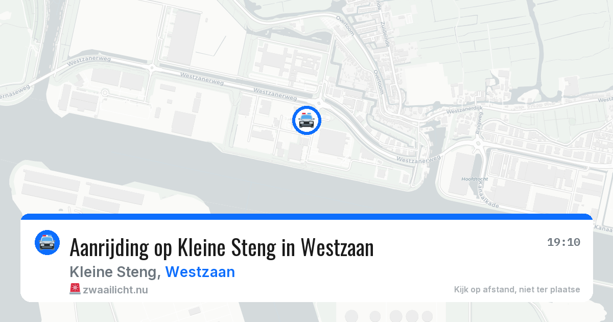 Aanrijding op Kleine Steng in Westzaan — 31 mrt 2026