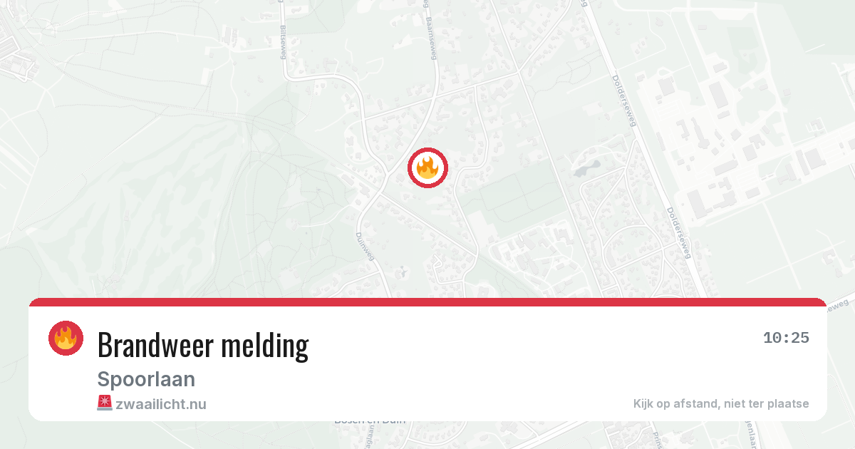 Brandweer melding — 9 apr 2026