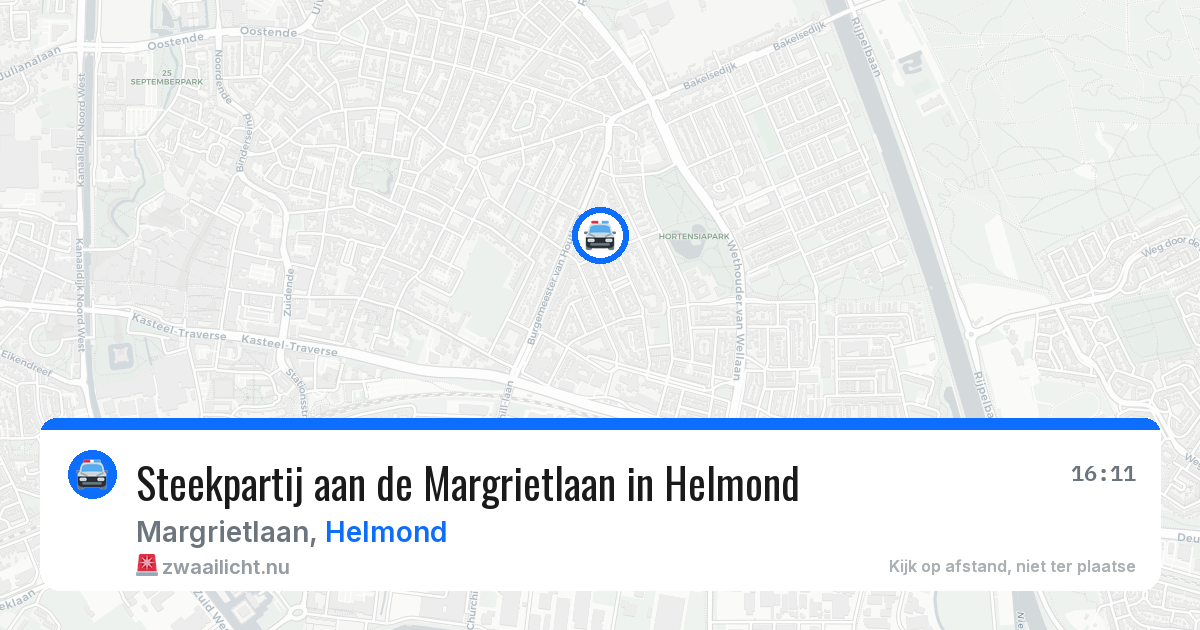 Steekpartij aan de Margrietlaan in Helmond — 22 jul 2026