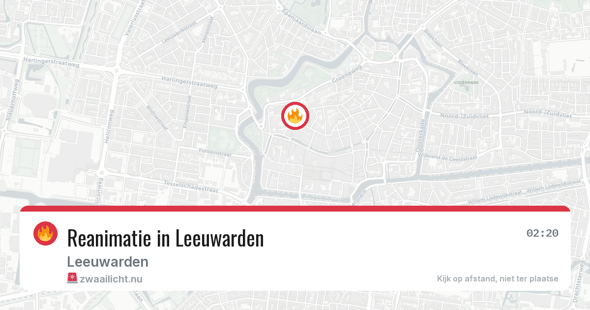 Reanimatie in Leeuwarden — 29 apr 2026