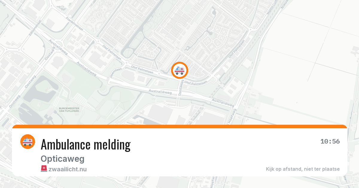 Ambulance melding — 16 jul 2026