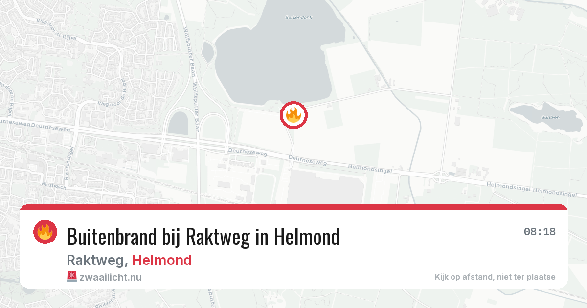 Buitenbrand bij Raktweg in Helmond — 2 jun 2026