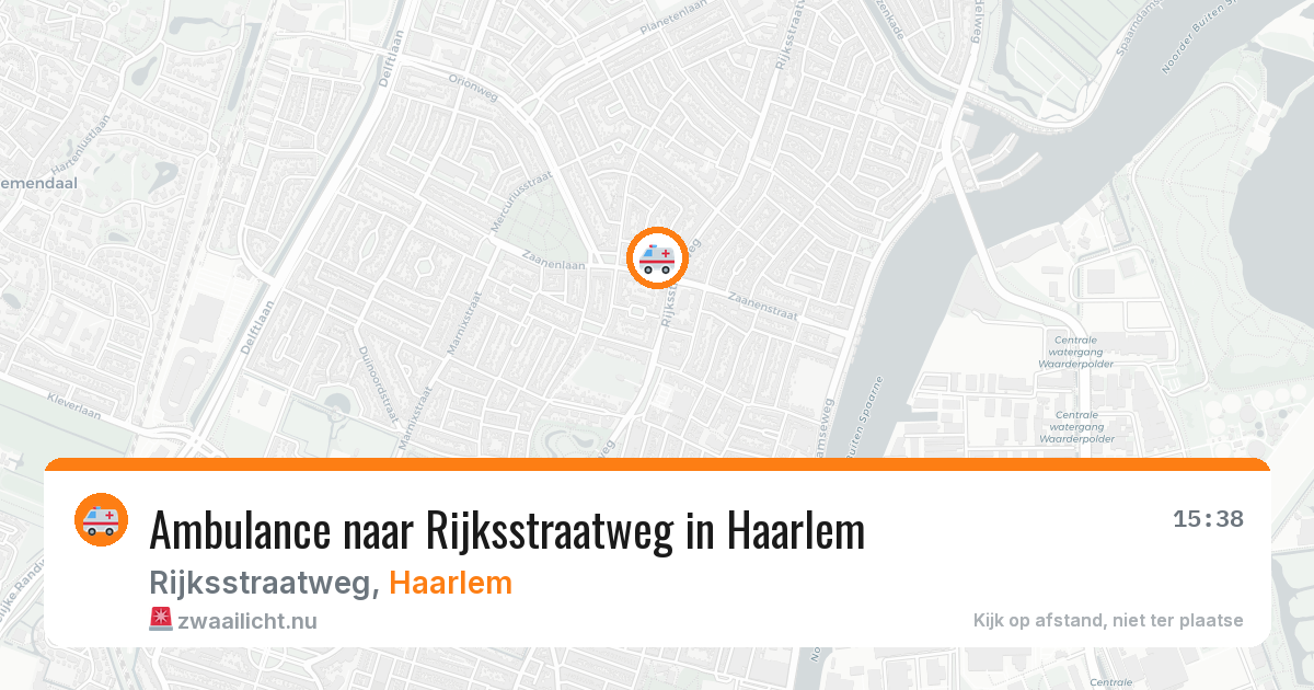 Ambulance naar Rijksstraatweg in Haarlem — 23 mei 2026