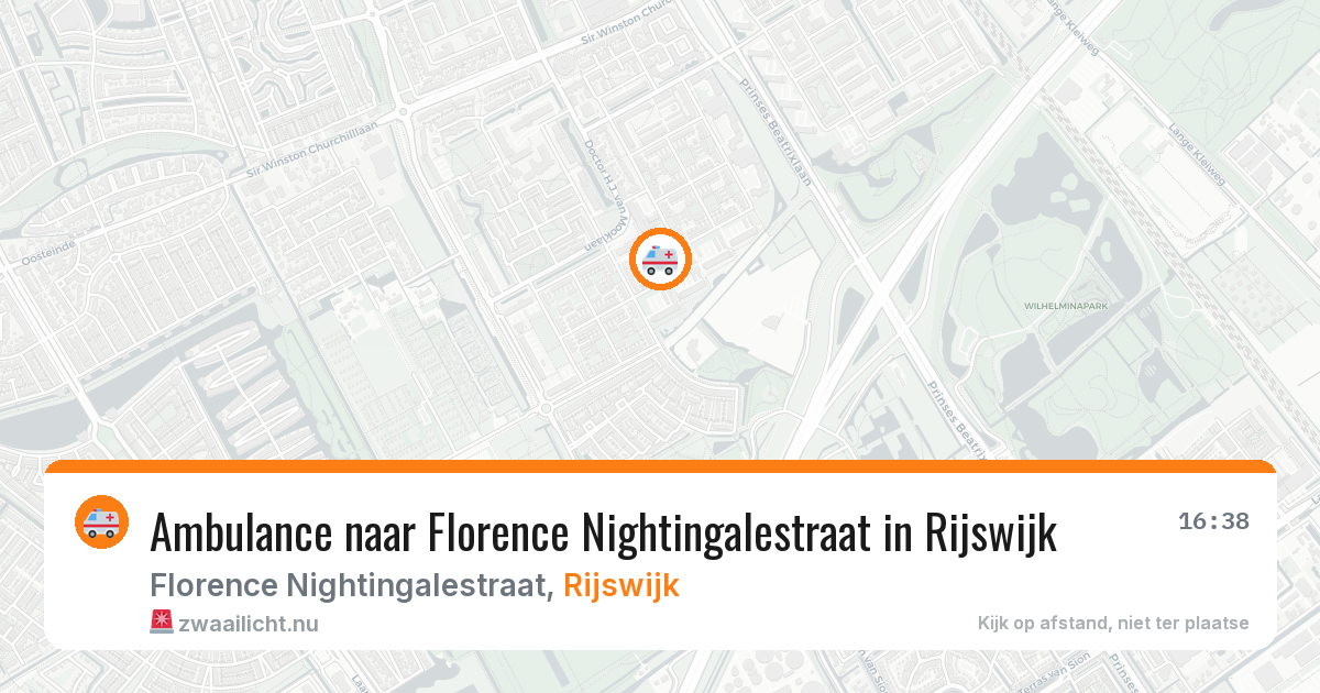 Ambulance naar Florence Nightingalestraat in Rijswijk — 10 jul 2026