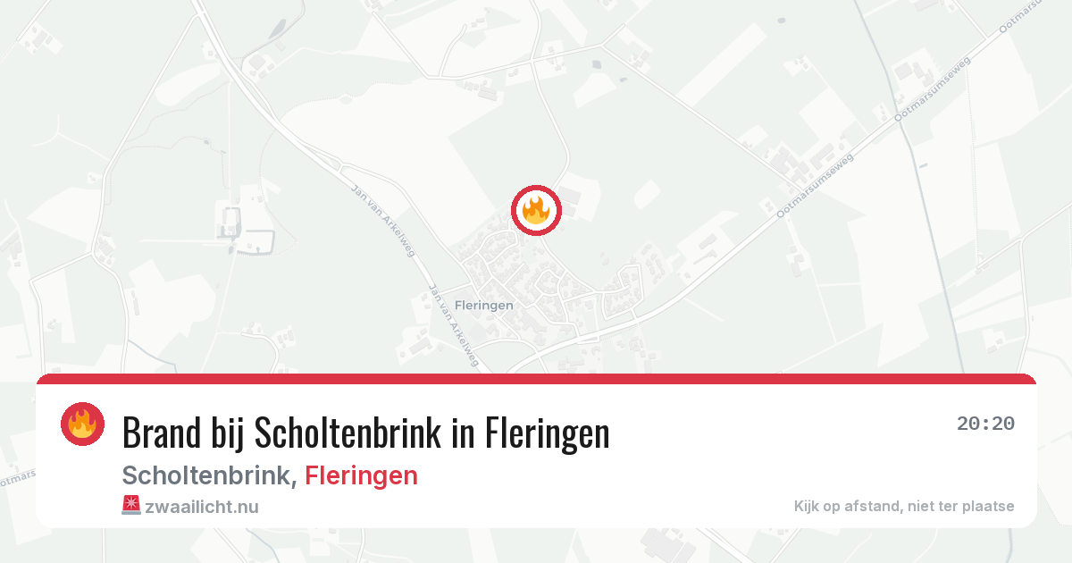 Brand bij Scholtenbrink in Fleringen — 11 apr 2026