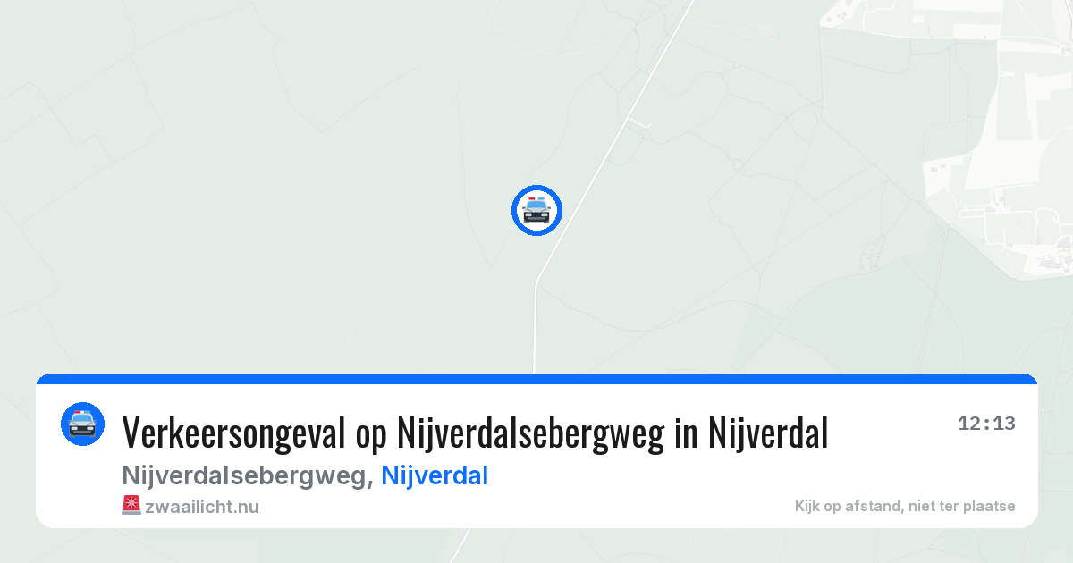 Verkeersongeval op Nijverdalsebergweg in Nijverdal — 17 jul 2026