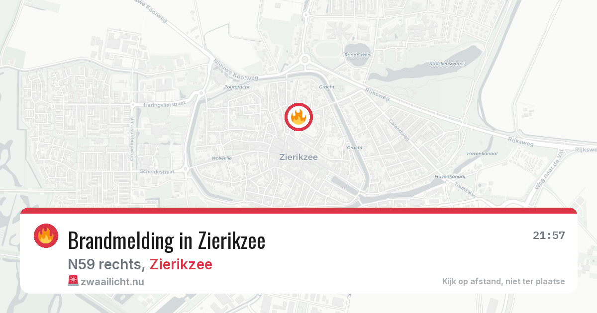 Brandmelding in Zierikzee — 24 jul 2026