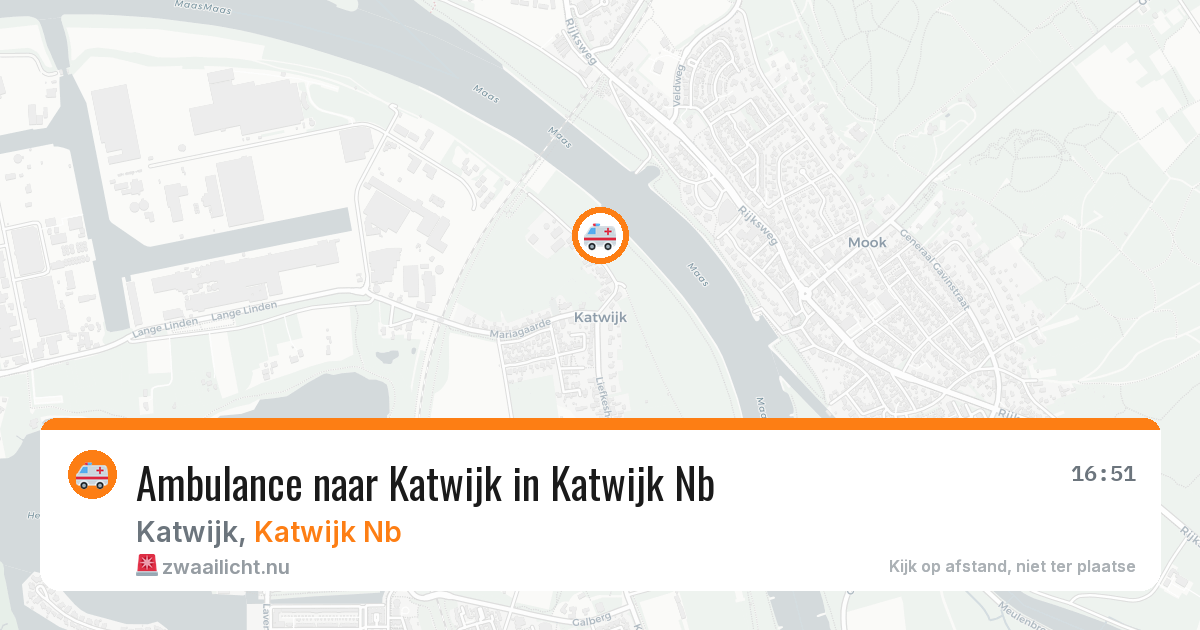 Ambulance naar Katwijk in Katwijk Nb — 21 jul 2026