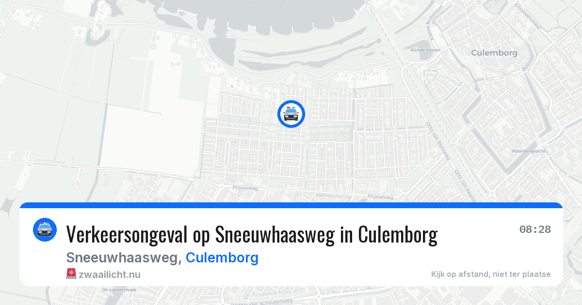 Verkeersongeval op Sneeuwhaasweg in Culemborg — 7 jul 2026