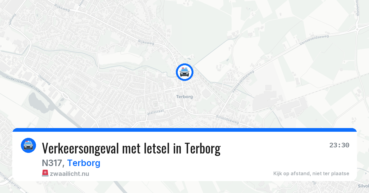 Verkeersongeval met letsel in Terborg — 22 jul 2026