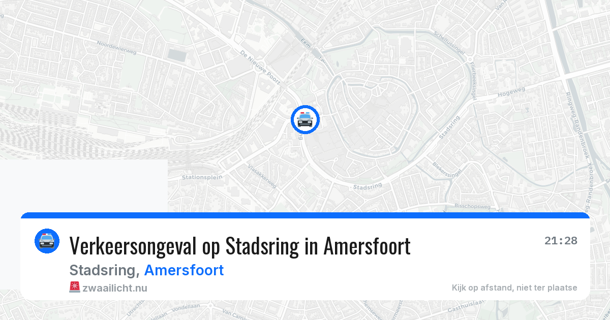 Verkeersongeval op Stadsring in Amersfoort — 10 jul 2026