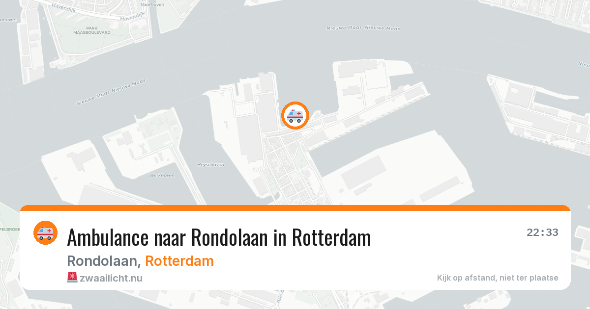Ambulance naar Rondolaan in Rotterdam — 14 jul 2026