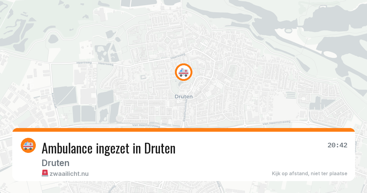 Ambulance ingezet in Druten — 19 jul 2026