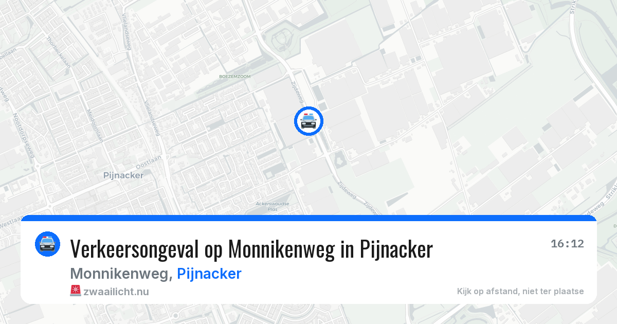 Verkeersongeval op Monnikenweg in Pijnacker — 25 mei 2026