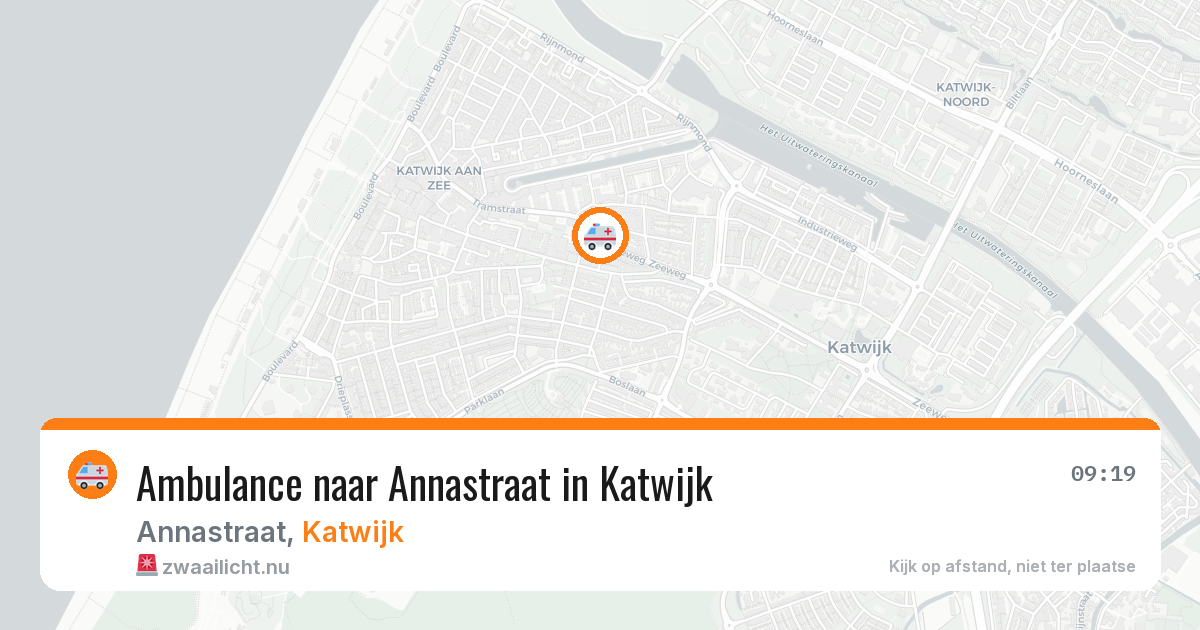 Ambulance naar Annastraat in Katwijk — 21 jul 2026
