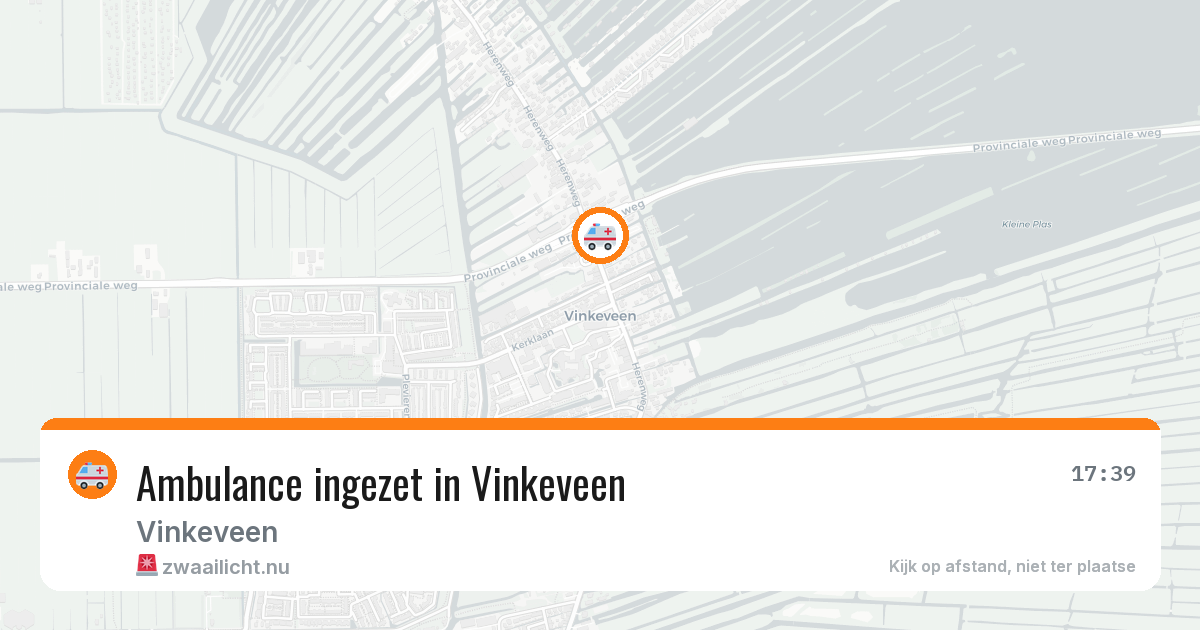 Ambulance ingezet in Vinkeveen — 19 jul 2026