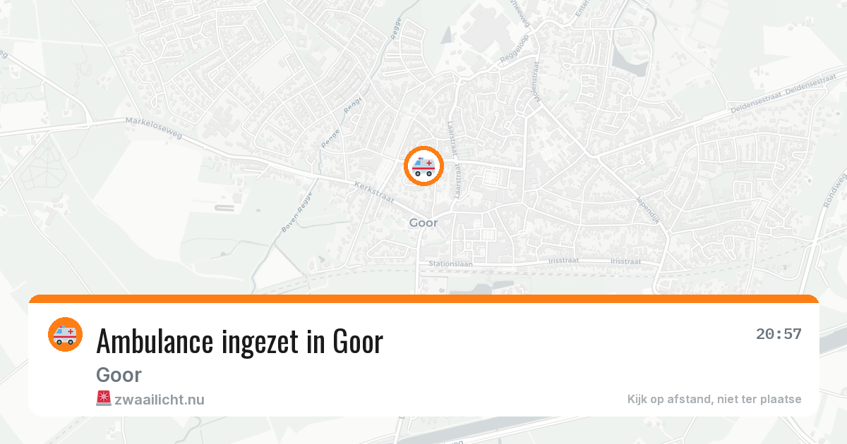Ambulance ingezet in Goor — 3 jun 2026