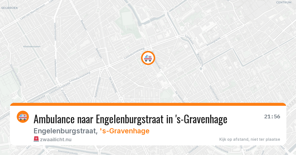 Ambulance naar Engelenburgstraat in 's-Gravenhage — 3 apr 2026