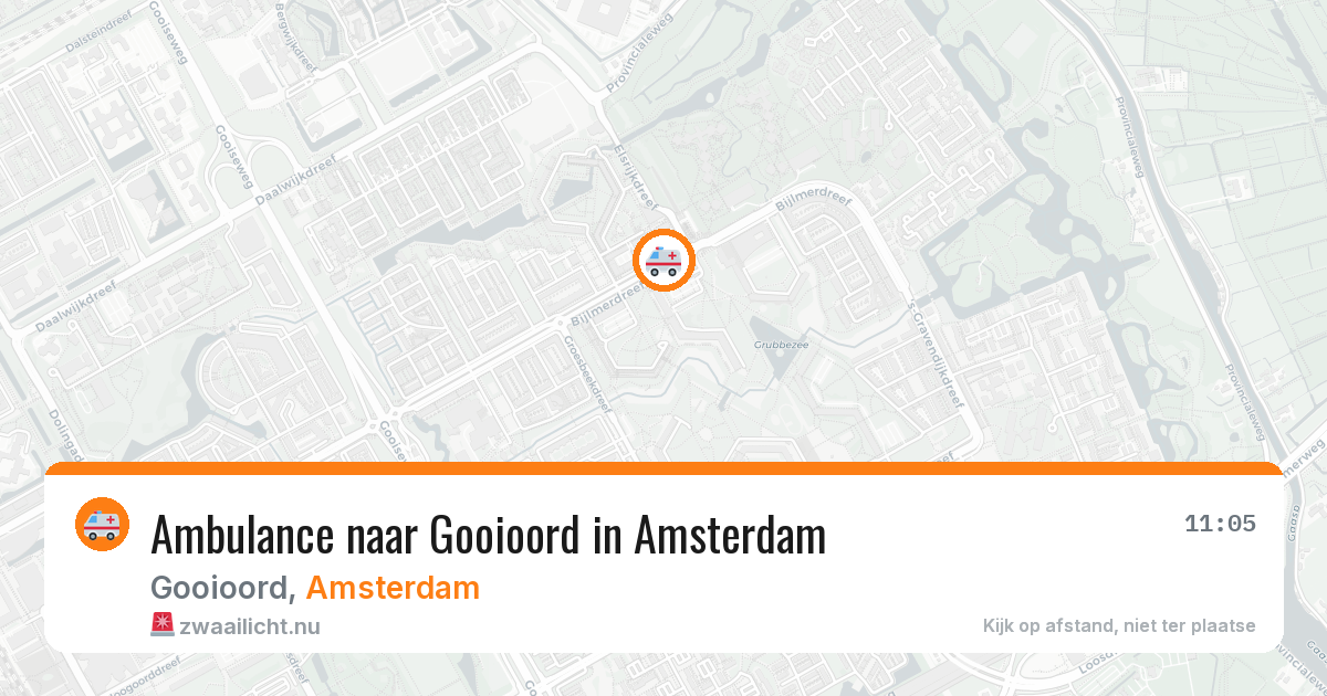 Ambulance naar Gooioord in Amsterdam — 23 mei 2026