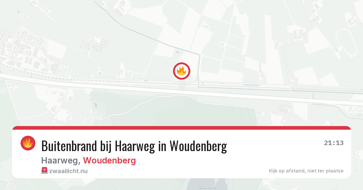 Buitenbrand bij Haarweg in Woudenberg — 1 mei 2026
