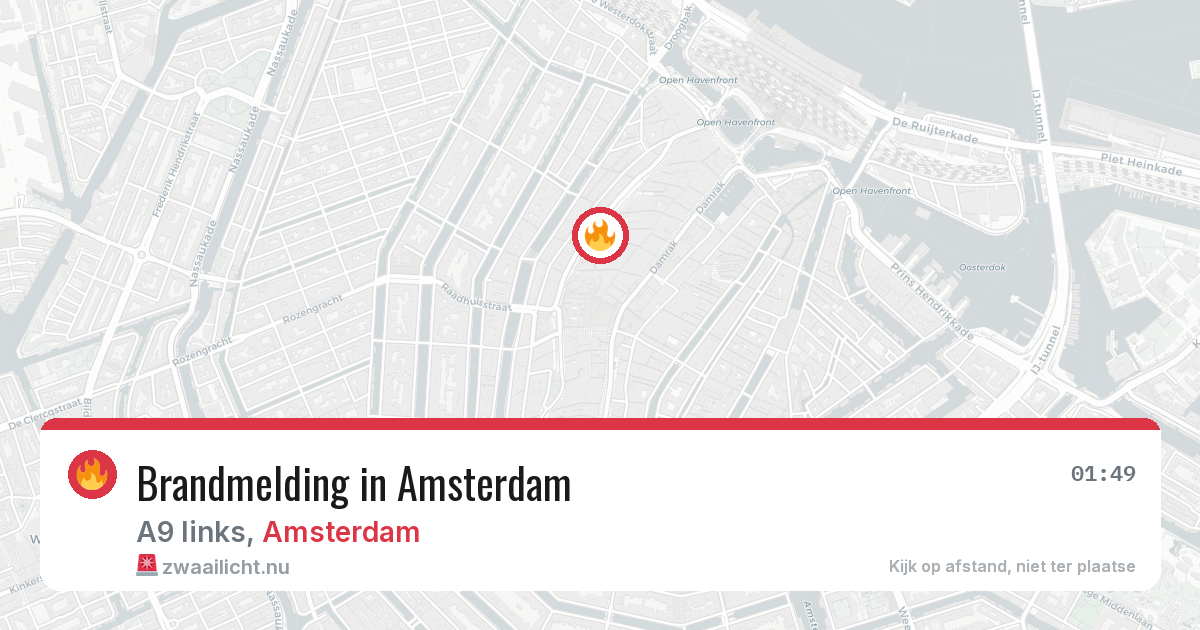 Brandmelding in Amsterdam — 4 jun 2026